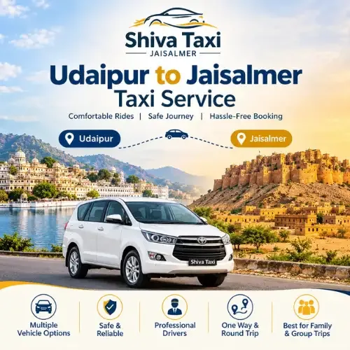 Jaisalmer to Udaipur taxi service