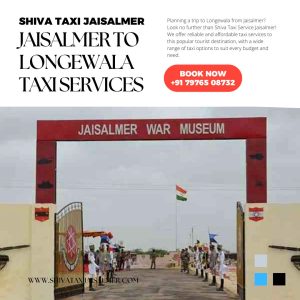Jaisalmer to Longewala Taxi Fare and Services